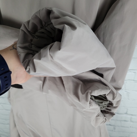 HENRY COTTON'S | knit ruffle detail belted zip puffer trench coat - Picture 10 of 16